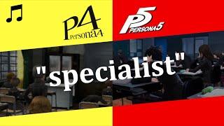 Persona 4 - "specialist" in the style of Persona 5