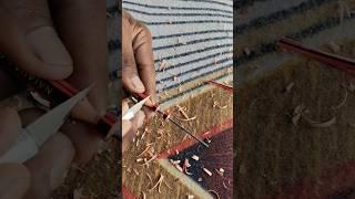 Part-2 Pencil needle Carving art  #sandeep #shorts #viralvideo #pencil #carving #art #trending