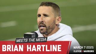 Brian Hartline discusses being promoted to offensive coordinator, handling play-calling duties