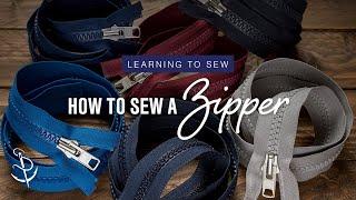 Learning to Sew Part 5: How to Sew a Zipper