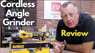 Dewalt DCG405N Cordless Angle Grinder Review