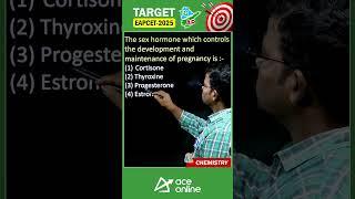 Target EAPCET 2025: Chemistry | Sex Hormone #chemistryquestions #shorts | #aceonline