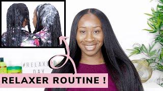 RELAXER ROUTINE: HOW I RELAX MY HAIR | RELAXED HAIR