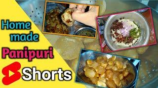 Panipuri recipe | patashi | golgappe | fuchka recipe  Tasty cooking hut #shorts