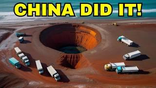 China Pulled Billions of Tons of Soil From a Small Hole Under the River, the Result Was Worth It