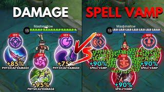 Ruby Damage Build vs Ruby Spell Vamp Build - Build Top 1 Global Ruby ~ MLBB