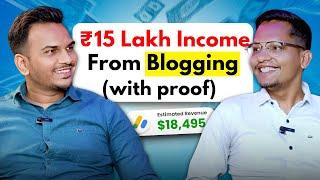 Made $18,495 from Blogging  | Live Income Proof | @SatishKVideos