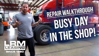 Inside a Heavy Duty Diesel Repair Shop - LRM Leasing