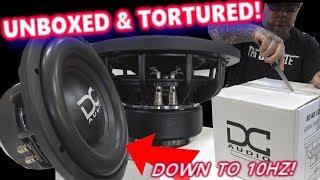 Unboxed & Tortured! (2) DC Audio Level 2 10" Subwoofers Flexing HARD Down to 10HZ!