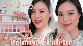 Trying the Anastasia Beverly Hills Primrose Palette & Satin Lipstick Tutorial | on Asian Skintone