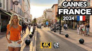 Cannes France: Walking tour in centre Cannes France - Rue d'Antibes