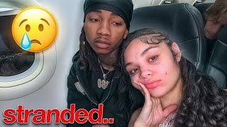 WE GOT STRANDED IN ANOTHER CITY.....