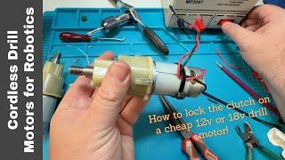 Convert a Cordless Drill into a Robot Motor in Just a Few Steps!