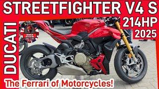 2025 | DUCATI | STREETFIGHTER V4 S | 214HP SAVAGE Extremely Aggressive | Off It's Rocker!!!! 4K