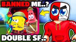 I BROKE ROBLOX SPONGEBOB TOWER DEFENSE.. *DEVS BANNED ME?!*
