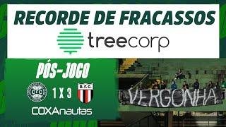 DECRETADA A PIOR CAMPANHA DA HISTÓRIA DO CORITIBA - PÓS-JOGO CORITIBA X BOTAFOGO/SP - Série B 2024