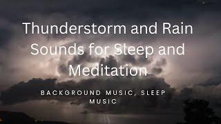 Thunderstorm and Rain Sounds For Sleep and Meditation by Andrew morin