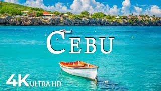 FLYING OVER CEBU (4K UHD) - Soothing Music Along With Beautiful Nature Video - 4K Video ULTRA HD