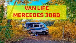 VAN LIFE  SOLO CAR CAMPING MERCEDES 308D