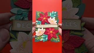 Make An EASY DIY Christmas Card In MINUTES!️ ASMR Crafting #asmr #asmrsounds #craft