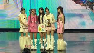 241121 ILLIT(아일릿) 2024 MAMA AWARDS BEST NEW FEMALE ARTIST Full Speech FanCam 직캠 @ Dolby Theatre