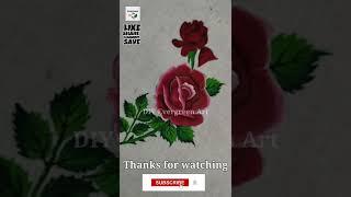 3D Rose Painting | Full video link in description | #shorts | #shortvideo