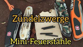 Zündelzwerge - günstige Mini-Feuerstähle für den Notfall