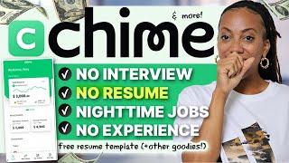 Chime is Hiring!  | Get Paid $49.28/hr | How to Get Remote Jobs with No Experience