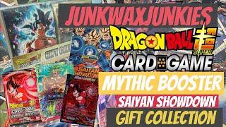 Dragon Ball Card Game Gift Collection Saiyan Showdown Mythic Booster Pack Break RARE card hunt