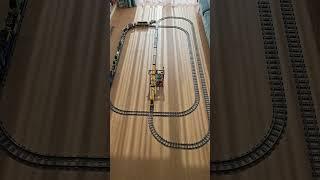 LEGO train mayhem: passenger collision derails freight wagon!