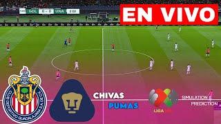 Guadalajara Chivas VS U.N.A.M.- Pumas en vivo | 2024 Liga Mx - Partido completo