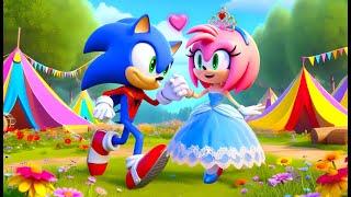 SONIC SPIDERMAN Falls In Love With AMY Princess?️| Funny Story | Sonic The Hedgehof 3 Animation