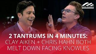 2 TANTRUMS IN 4 MINUTES: Clay Aiken + Chris Hahn both melt down facing Knowles