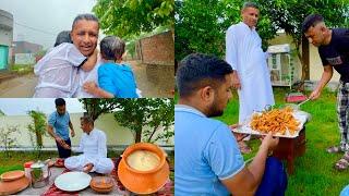 Chai Pakora Aur Barish | Rainy Day Snacks Routine | Preparing Delicious Snacks | Rain In A Village