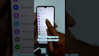 Change Ringtone on Facebook messenger