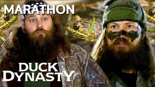 TOP 5 HOPPIN' FROG HUNTING MOMENTS *2 Hour Marathon* | Duck Dynasty