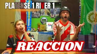 PLATENSE 1 vs RIVER PLATE 1 - Reacciones de Hinchas de River - Torneo Apertura 2025