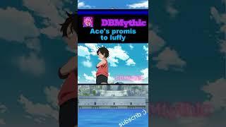 Ace's Promise to luffy... #marinefordwar #luffy #onepiece #zoro #ace #sad