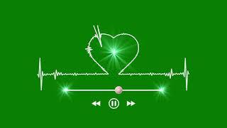 Green Screen Effects | New heart bit love audio spectrum |  Top audio spectrum video footage