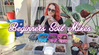 Beginners Soil Mixes- 4 Different Substrate Mixes for Succulents, Hoyas, Aroids and Prayer Plants