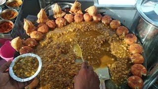 Street Food I Best and Delicious Spicy Samosa Ragada I Street Food India I Street Food Mumbai