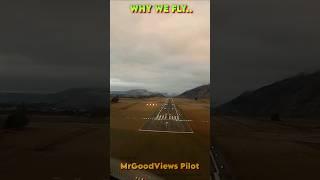Why We Fly - Crazy Clouds Landing #shorts #aviation