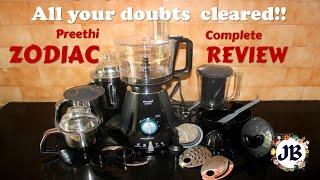 Preethi Zodiac Review and Demo | Full hands on review | How to use Masterchef Jar