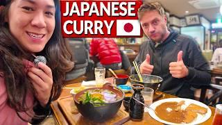 German Husband Tries SPICY JAPANESE CURRY in Hiroshima, Japan! *mistake*