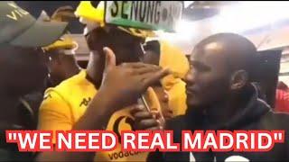 Kaizer Chiefs fans after winning first game