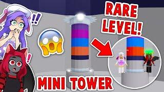 We Found The RARE MINI TOWER LEVEL In Tower Of Hell! (Roblox)