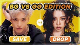 SAVE ONE DROP ONE : ARE YOU A GIRL or BOY GROUP K-POP STAN? [41 ROUNDS]