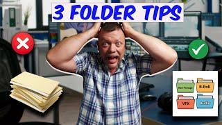 3 Simple Folder Tricks to REVOLUTIONIZE Your Video Editing Workflow