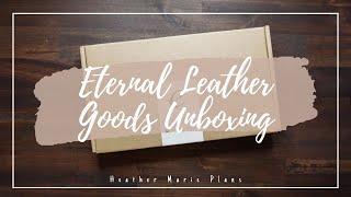 Eternal Leather Goods Pocket Cover Unboxing | @heathermarieplans