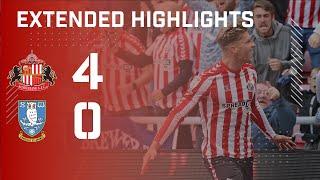 Extended Highlights | Sunderland AFC 4 - 0 Sheffield Wednesday